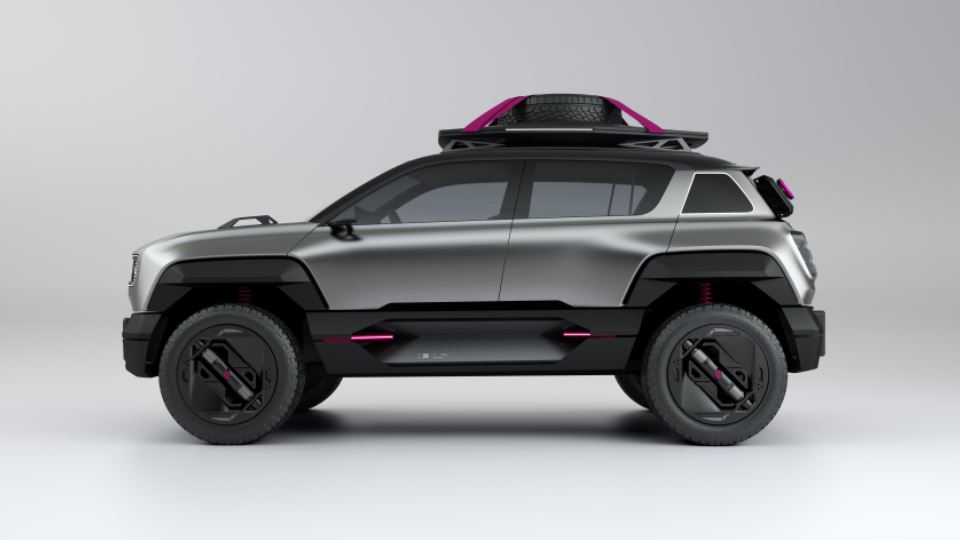 شاسی بلند برقی کانسپت رنو 4ever Trophy